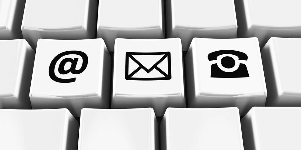 Computer keyboard black contact #2 Stock-Illustration