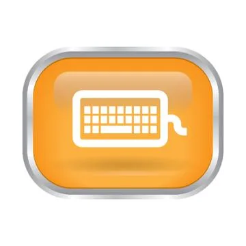 Computer Keyboard Button Stock Illustration