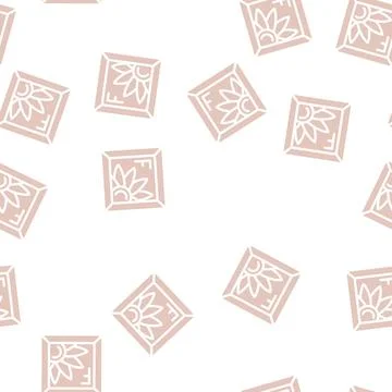 Computer keyboard buttons drawing glyph vector seamless pattern Illustrazione stock
