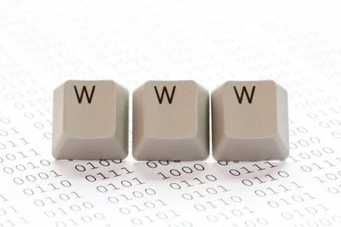 Computer keyboard buttons WWW Fotos Stock