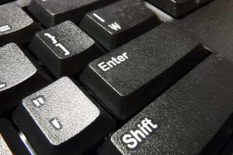  Computer keyboard close-up Stock Photos