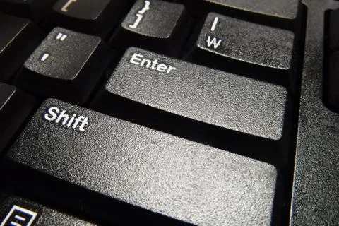 Computer keyboard close-up Stock Photos
