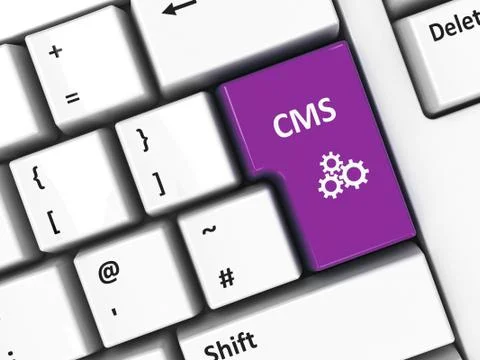 Computer keyboard CMS Stock Photos