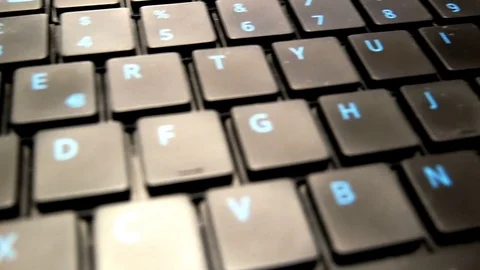 Computer keyboard detail Stock Footage 82893062