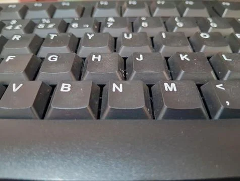 Computer keyboard detail Stock Photos