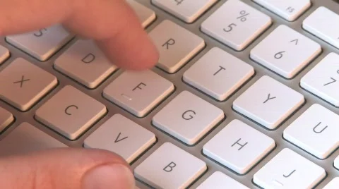 COMPUTER KEYBOARD Stock Footage 548874