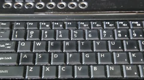 Computer Keyboard Vídeo Stock 10791911