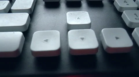 Computer keyboard Stock Footage 42900333