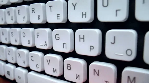 Computer keyboard Stock Footage 43195511