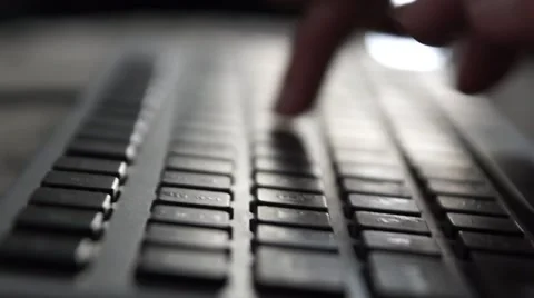 Computer keyboard Video stock 49905241