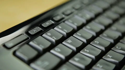 Computer keyboard Stock Footage 61696549
