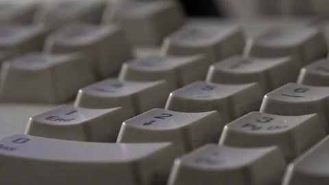 Computer keyboard Video stock 70499025
