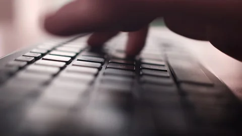 Computer keyboard. Stock Footage 87053126