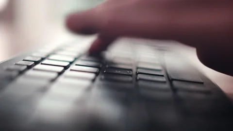 Computer keyboard. Stock Footage 87053753