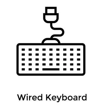 Computer Keyboard Gadget Stock Illustration