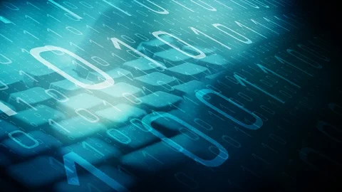 Computer keyboard, hacker coding 库存影片 88033025