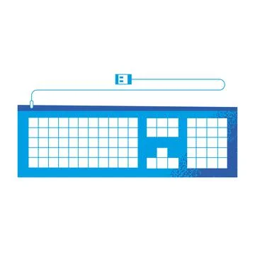 Computer keyboard icon Stock Illustration