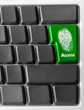 Computer keyboard idea 스톡 일러스트