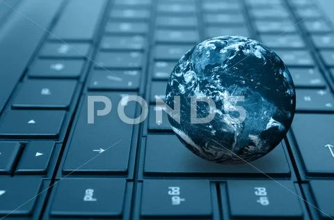 Computer keyboard Stock Illustration