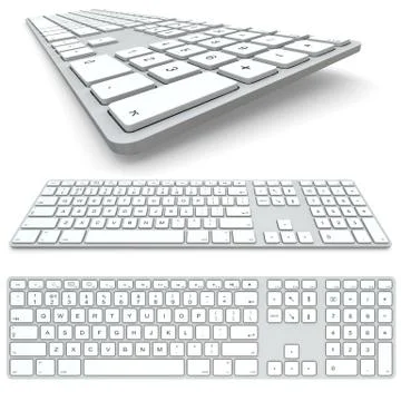 Computer keyboard Stock Illustration