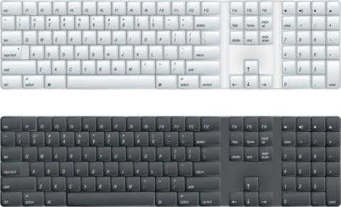 Computer keyboard Stock-Illustration