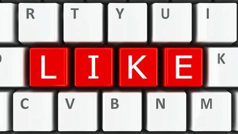 Computer keyboard like Stock Illustration