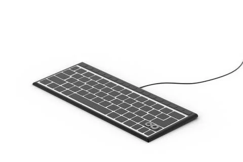 Computer keyboard Free Stock Illustration