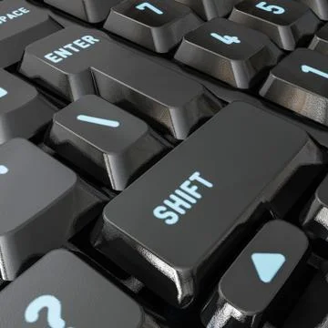 Computer keyboard Stock Illustration