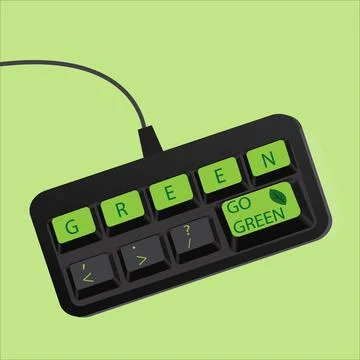 Computer keyboard Stock Illustration