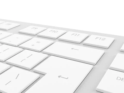 Computer keyboard Stock Illustration