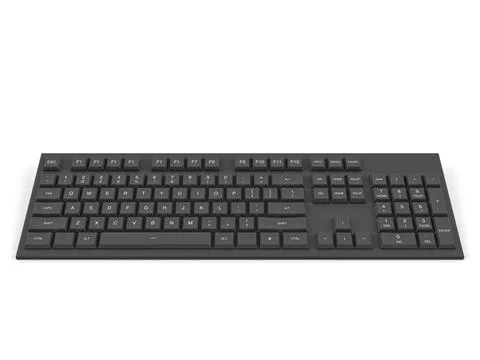 Computer keyboard Stock Illustration