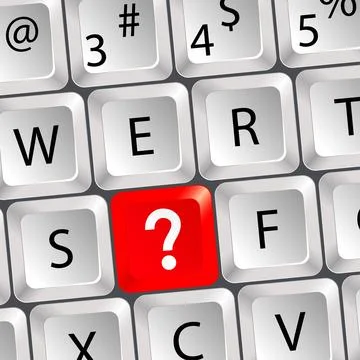 Computer Keyboard Stock Illustration
