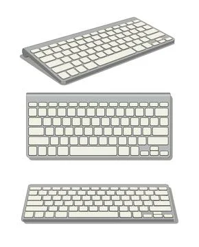 Computer Keyboard Stock Illustration