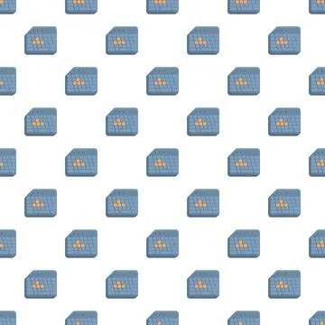 Computer keyboard interface pattern illustrating technology and data Stock Illustration