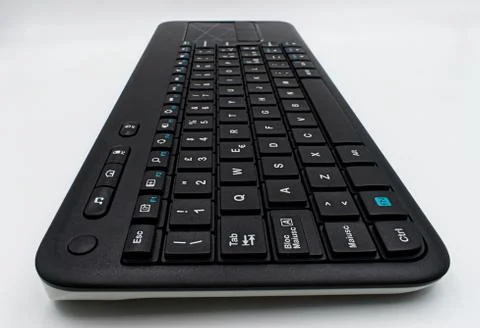 Computer keyboard isolated on white background Stock Photos
