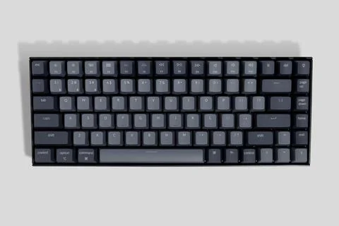 Computer keyboard isolated on white background Stock Photos