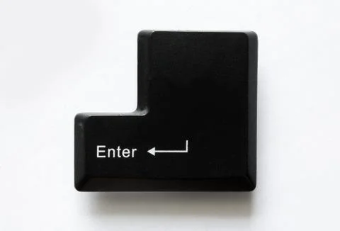 Computer keyboard key. enter Stock-Fotos