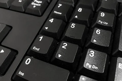 The computer keyboard in the keyboard represent work Stock Photos