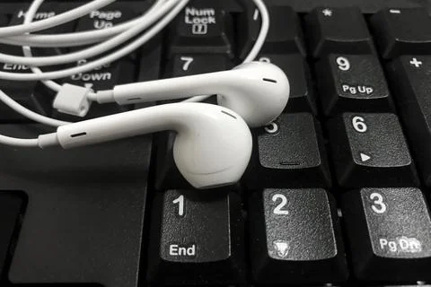 The computer keyboard in the keyboard represent work Stockfoto's