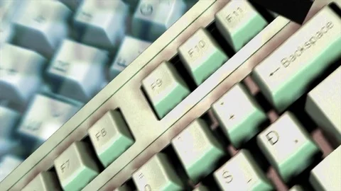 Computer keyboard keys button Stock Footage 90685709