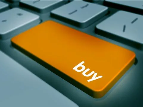Computer keyboard keys labeled Stock Illustration