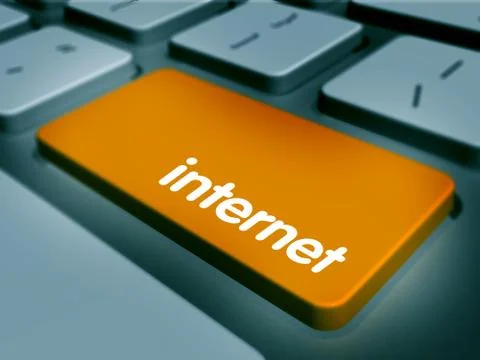 Computer keyboard keys labeled Stock Illustration