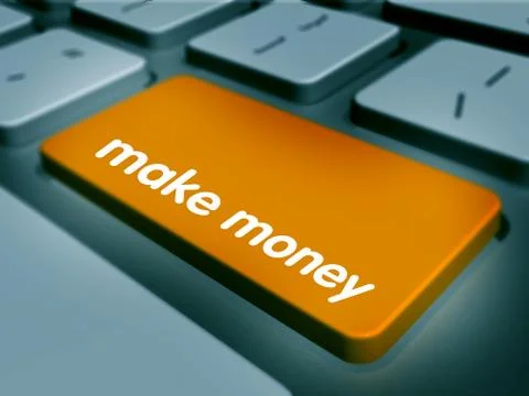 Computer keyboard keys labeled Illustrazione stock