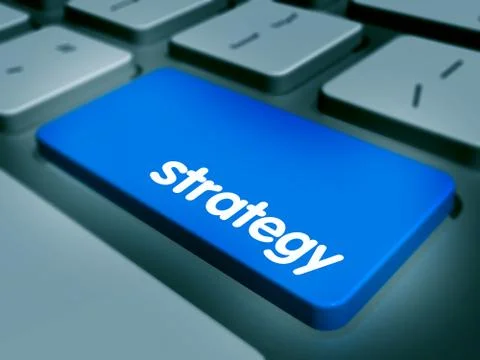Computer keyboard keys labeled Stock Illustration