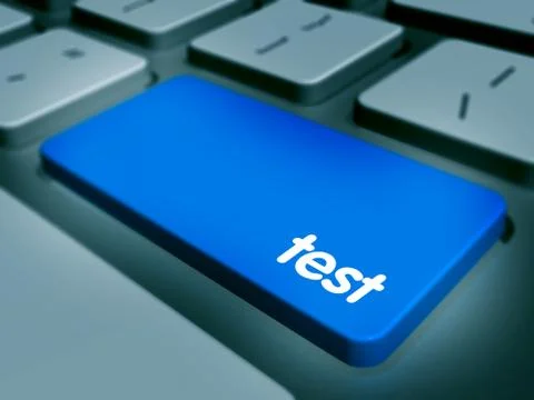 Computer keyboard keys labeled Stock Illustration