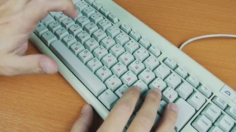 Computer keyboard is not working Stock Footage 70170005