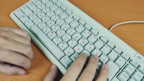 Computer keyboard is not working Stock Footage 70170023