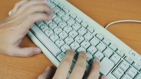 Computer keyboard is not working Stock Footage 70170342