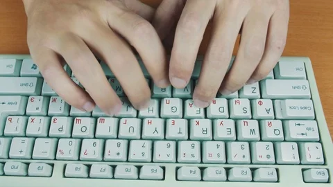 Computer keyboard is not working Stock Footage 70170456