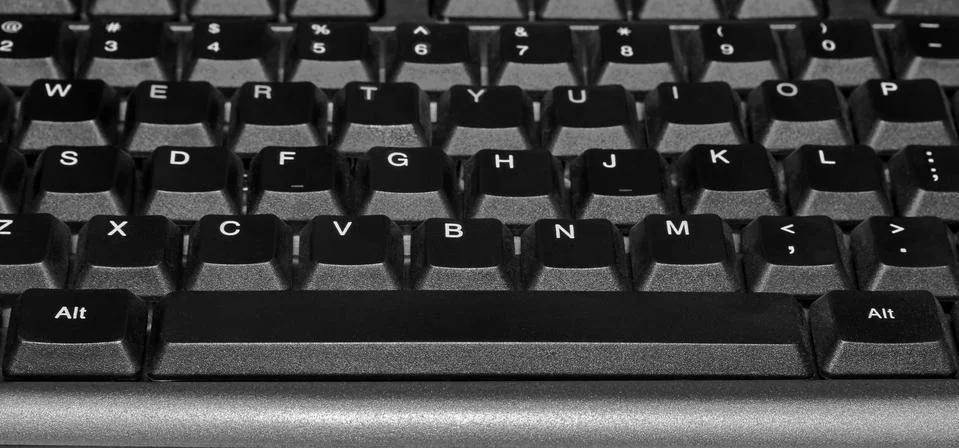 A computer keyboard Stock Photos